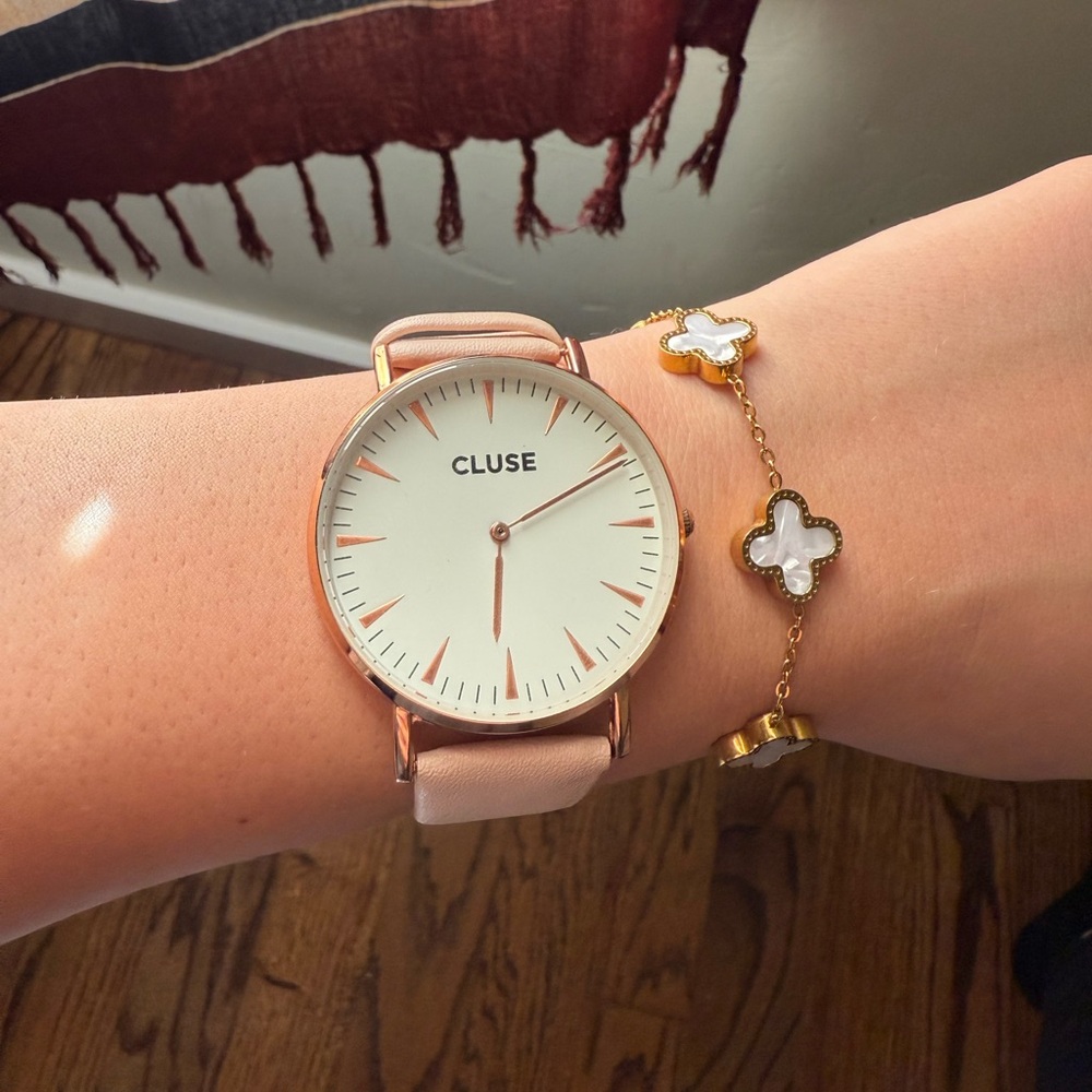 Women's Rose Gold Watch Pink CLUSE